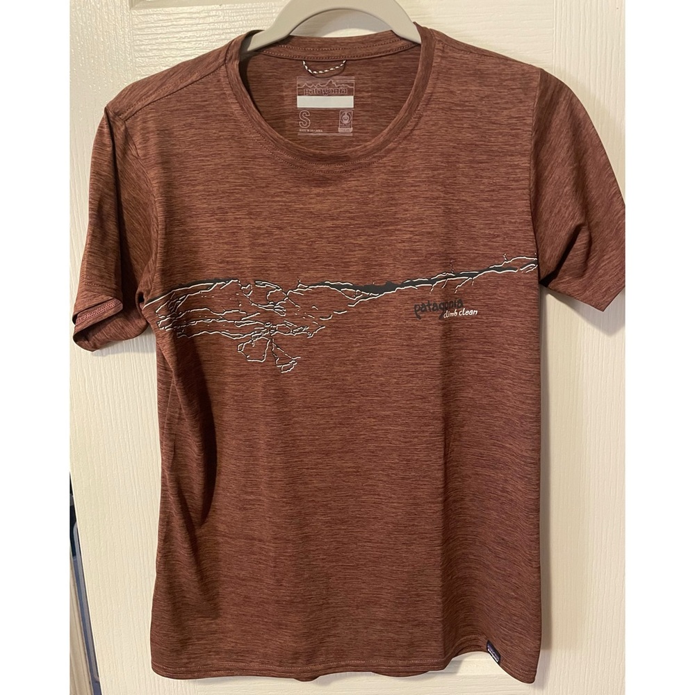 Patagonia Size Small, Maroon Color T-Shirt, NWOT!